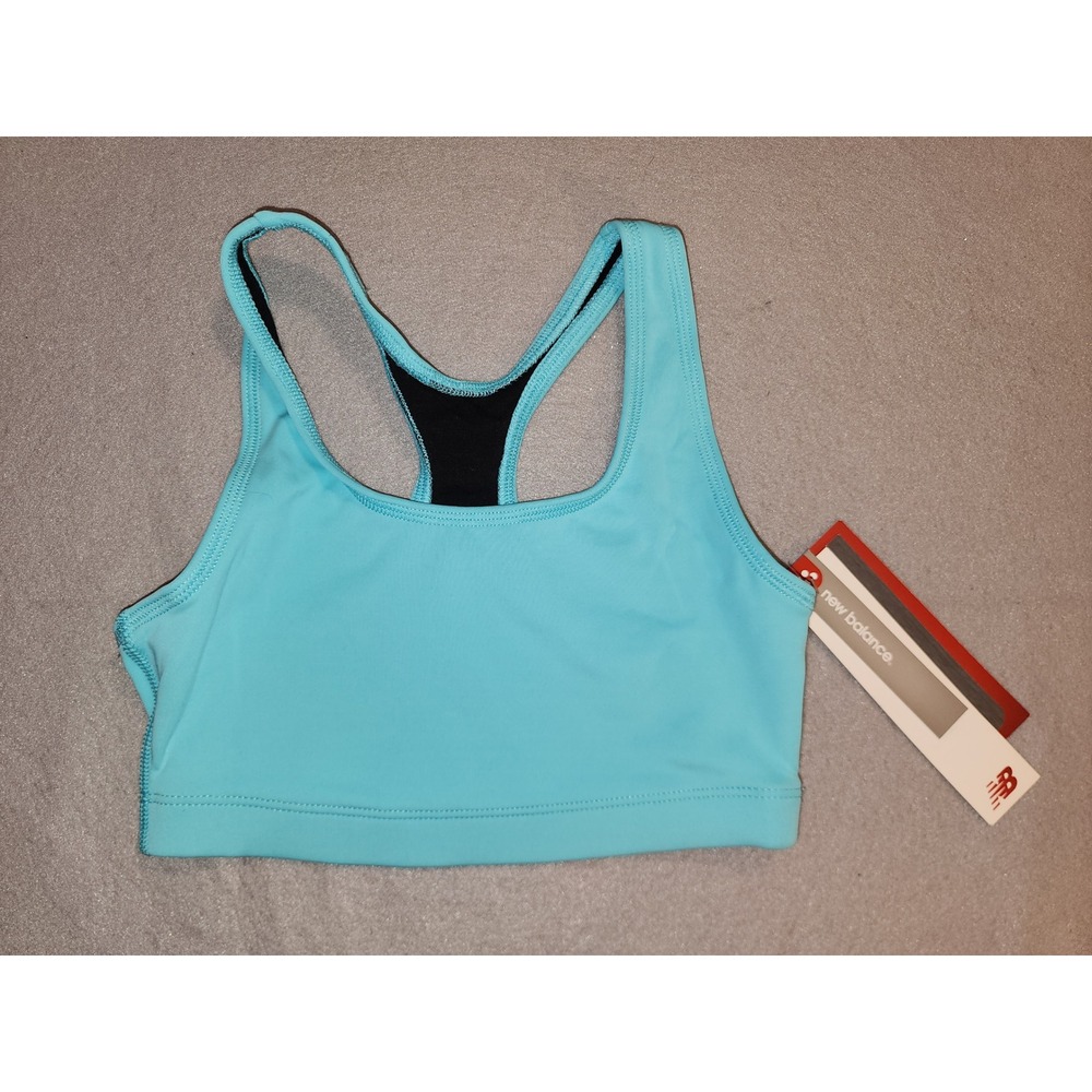 New Balance Sports Bra Womens XS Blue NWT Bodywear Fitness Racerback